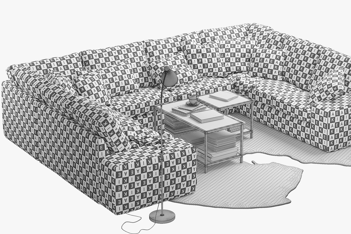 6 sofas set 3d model, a Furniture 3D Model by 3dmitruk (Photo 56 of 70)