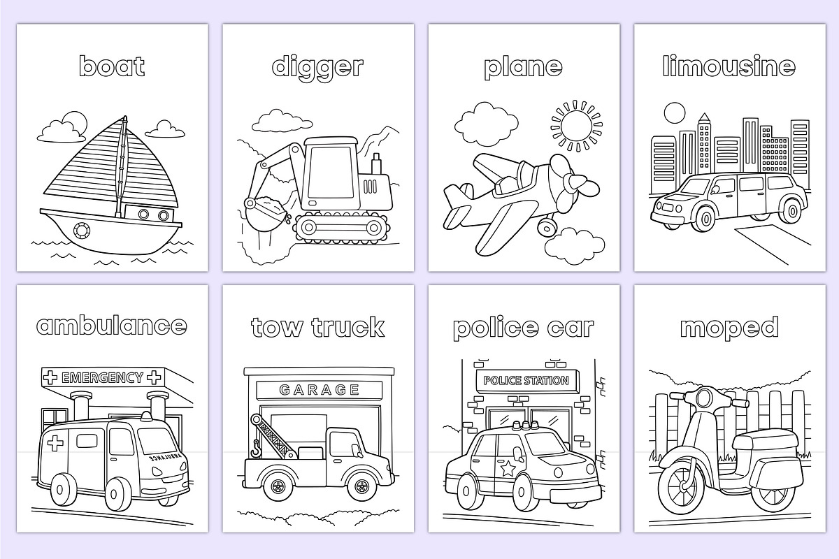 Coloring Book For Kids Canva Kdp, a Stationery Template by Mustafiz (Photo 7 of 7)