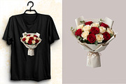 Valentine Rose Bouquets Clipart Bund, an Illustration by SVGArt (Thumbnail 6 of 8)