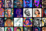 1769 Art Styles For ChatGPT (Vol 4), a Decorative Illustration by Sevenstyles (Thumbnail 4 of 6)