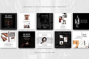 CANVA Black Friday Instagram Pack