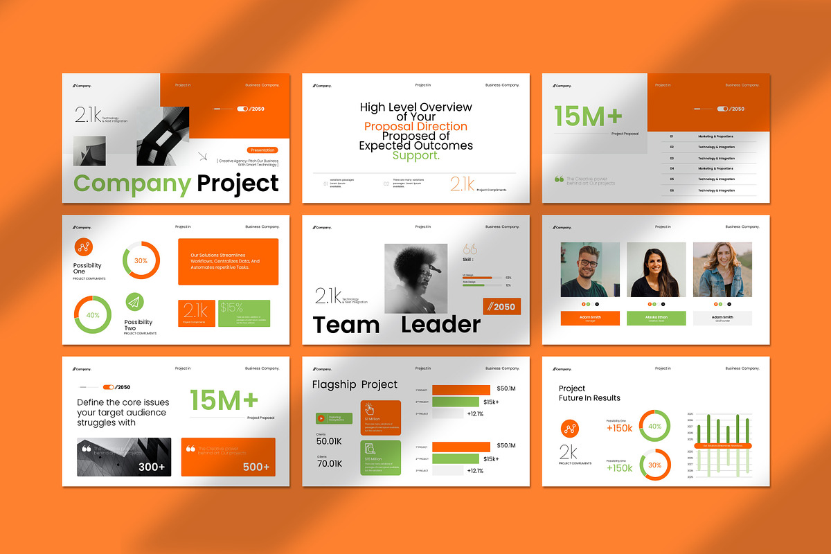 company project Presentation, a Presentation Template by Soraclod (Photo 5 of 9)