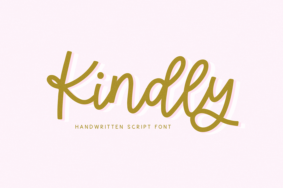 Kindly | Handwritten Script Font, a Script Font by KA Designs (Photo 1 of 10)