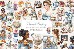 French Pastry Clipart 50 PNG