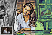 Realistic Digital Oil Painting, an Action Add-On by U_Design (Thumbnail 3 of 9)