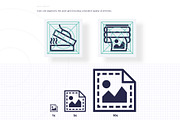 Typography | 32 Icons Set, an Outline Icon by Marina Silence (Thumbnail 9 of 16)