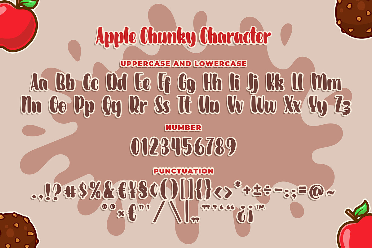 Apple Chunky a Cute Rounded Font, a Sans Serif Font by Blankids Studio (Photo 5 of 6)