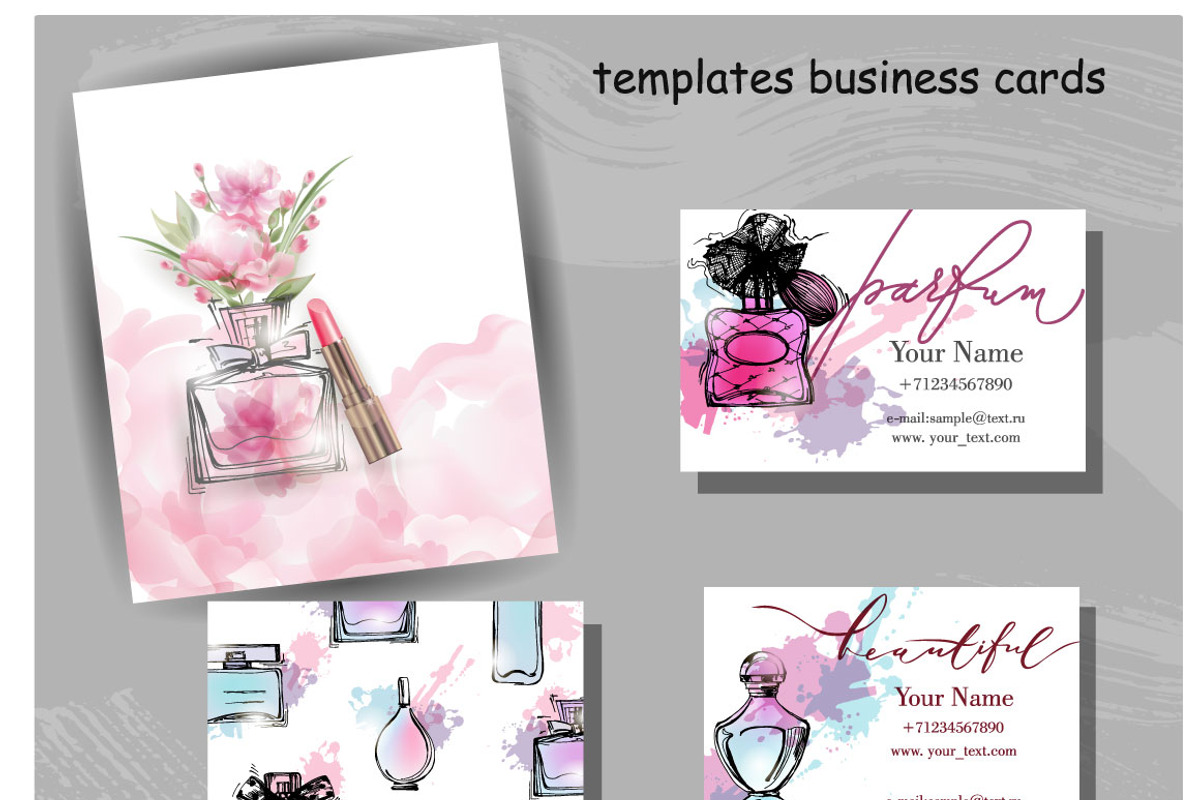 Beautiful perfume set, an Illustration by Gulnara Khadeeva (Photo 3 of 6)