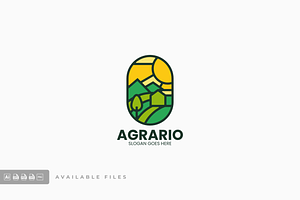 Agrario Simple Mascot Logo, a Branding & Logo Template by ivan_artnivora