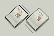 iPad Pro Mockup, an iPad Mockup by Graphicbars (Thumbnail 19 of 25)