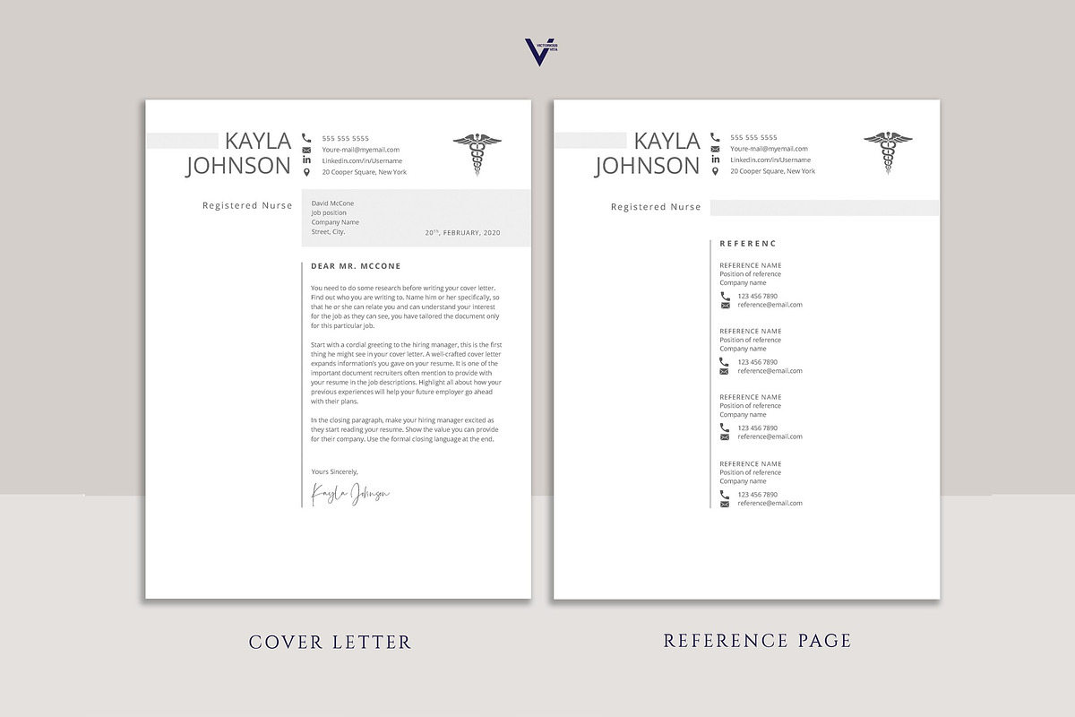 RN resume template, a Resume Template by VictoriousVita (Photo 6 of 8)