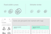 Cryptowallet outline iconset, an Outline Icon by LAFS (Thumbnail 2 of 3)