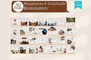 500 Happiness & Gratitude Posts