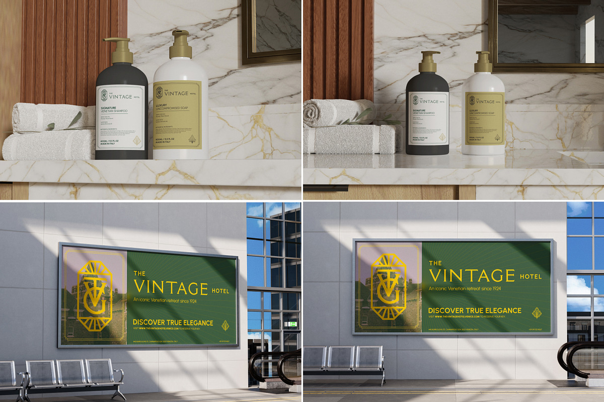 40 Hotel Branding Mockups Bundle, a Household Mockup by Vitora Mockup (Photo 4 of 12)