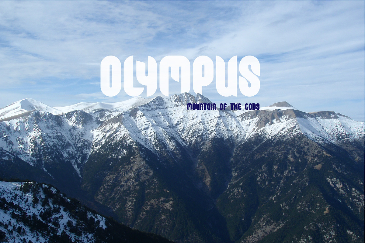 GNF-Olympian Font preview 5