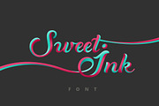 Sweet Ink Font Calligraphy, a Font by Sentavio (Thumbnail 1 of 6)