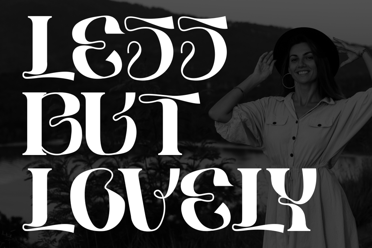 Sansed Display Font, a Font by PutraCetol Studio (Photo 2 of 5)