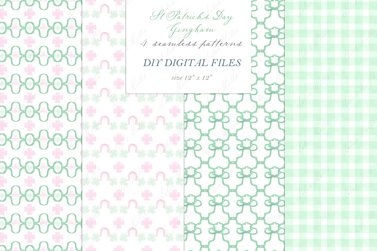 St Patrick's Day  Gingham Crest, a Graphic by LABFcreations (Photo 2 of 4)