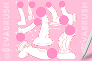 Procreate Male Mature Adult brushes, a Brush Add-On by Revabrush (Thumbnail 4 of 4)