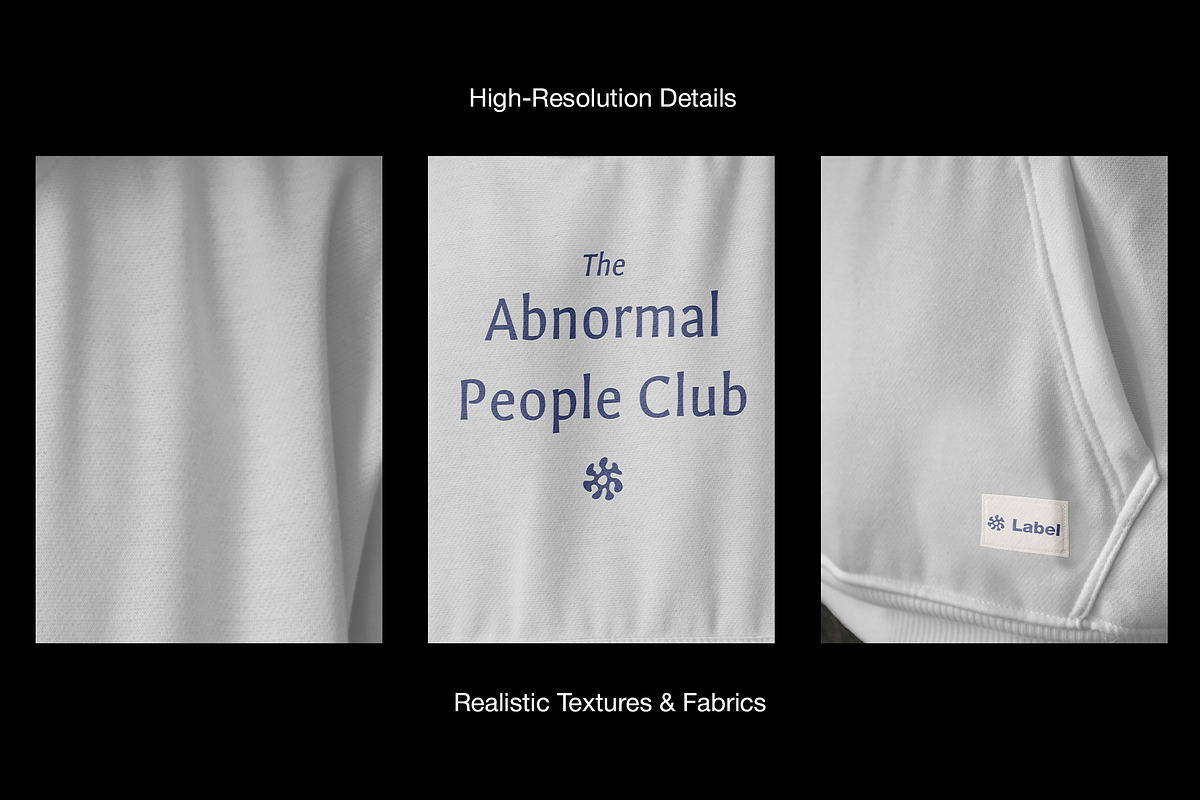Boxy Hoodie Mockup w/ Model, a Hoody Mockup by Mocktopia (Photo 6 of 10)