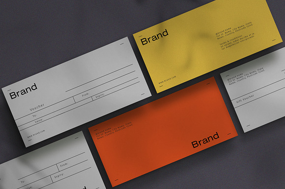 Minimal & Modern Voucher Set preview 2