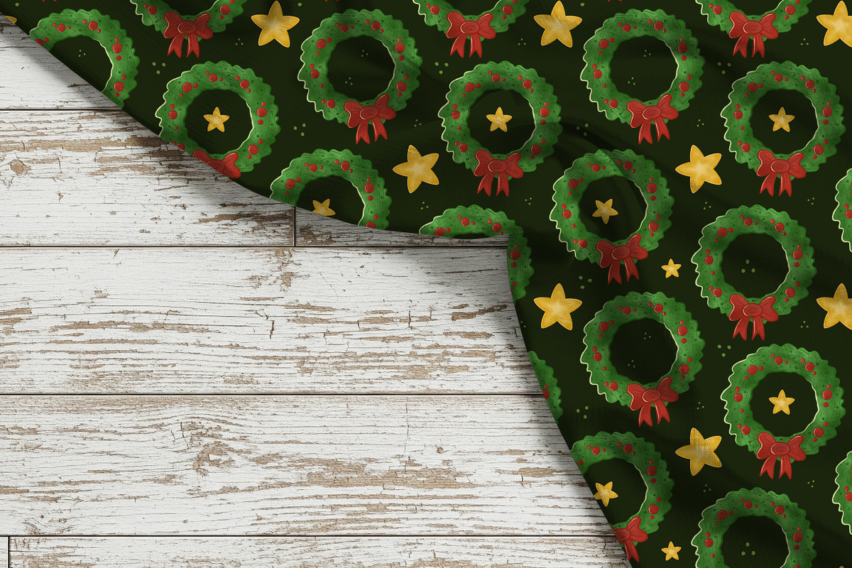 Xmas Ornaments Seamless Pattern, a Pattern Graphic by Kreeya Art Shop (Photo 8 of 8)