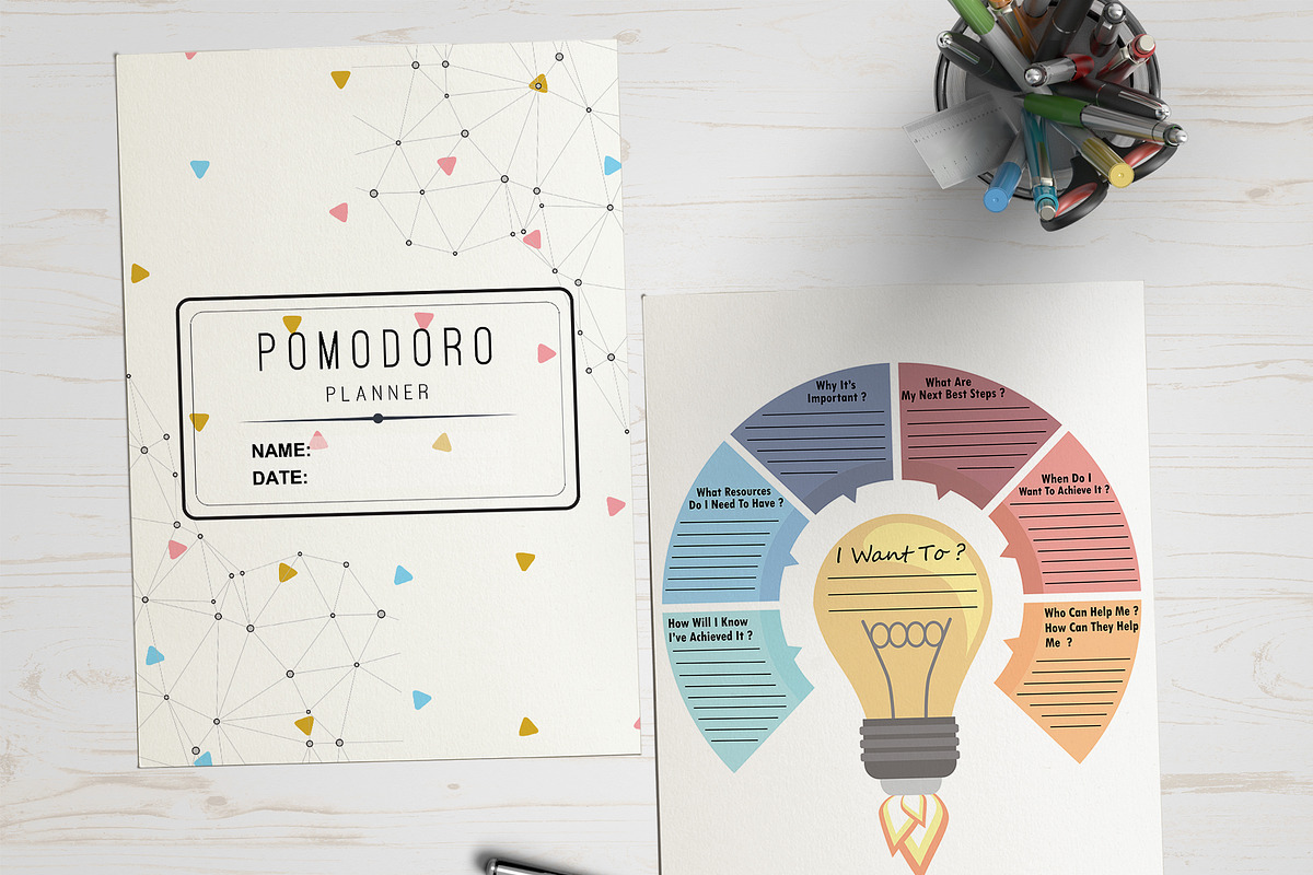Pomodoro Planner, a Graphic by Wow Designs (Photo 3 of 6)