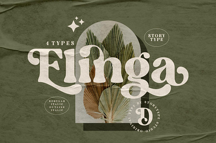 Elinga Classy Serif Font, a Script Font by Storytype Studio