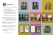 Book Mockup Kit for Canva Hard Cover, a Books & Magazine Mockup by Mockup Scene (Thumbnail 9 of 10)
