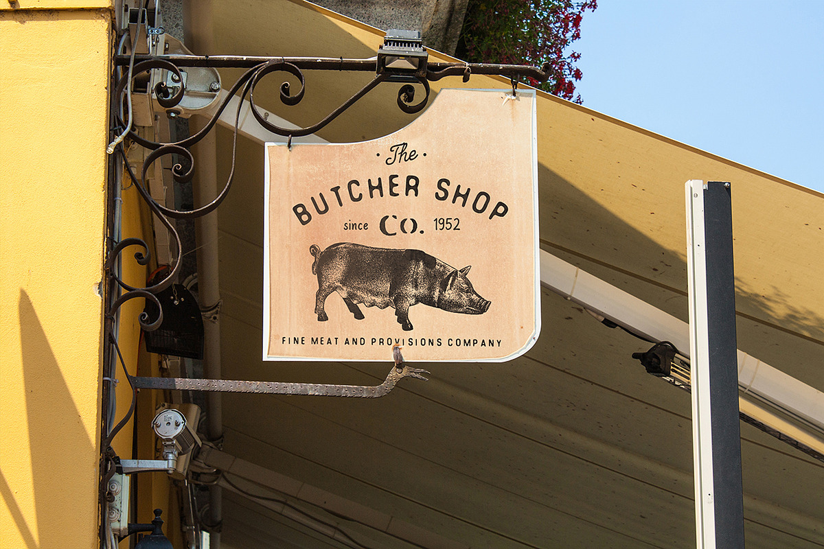 Farm Animal Logo Templates Set, an Animal Illustration by Lemon Workshop (Photo 6 of 6)