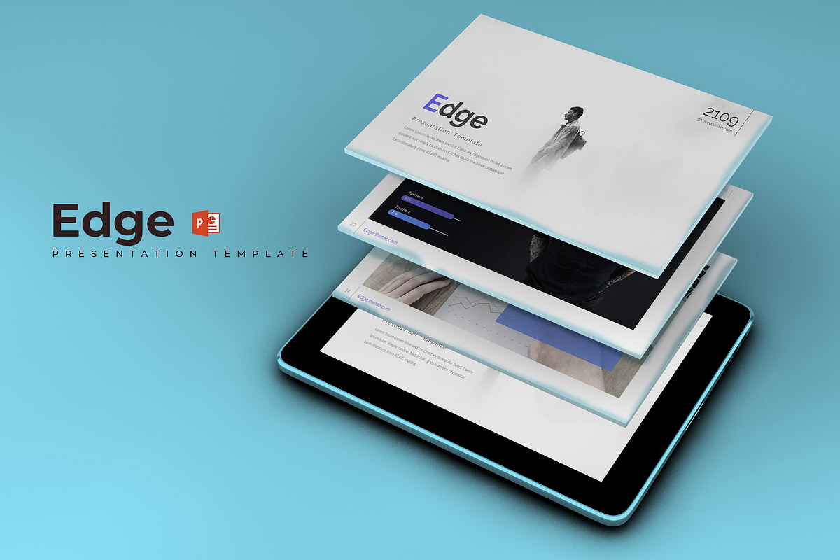 Edge - Powerpoint Template, a Presentation Template by inspirasign