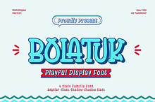 Bolatuk - Playful Display Font