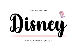 Disney, a Script Font by DN Creative