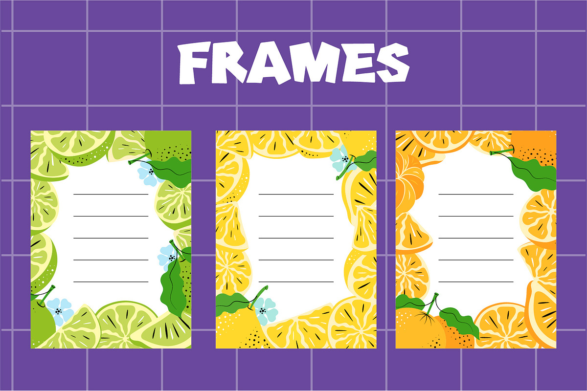 Hand-Drawn Citrus Vector Design Set, a Food Illustration by Lettering_Logo (Photo 11 of 11)