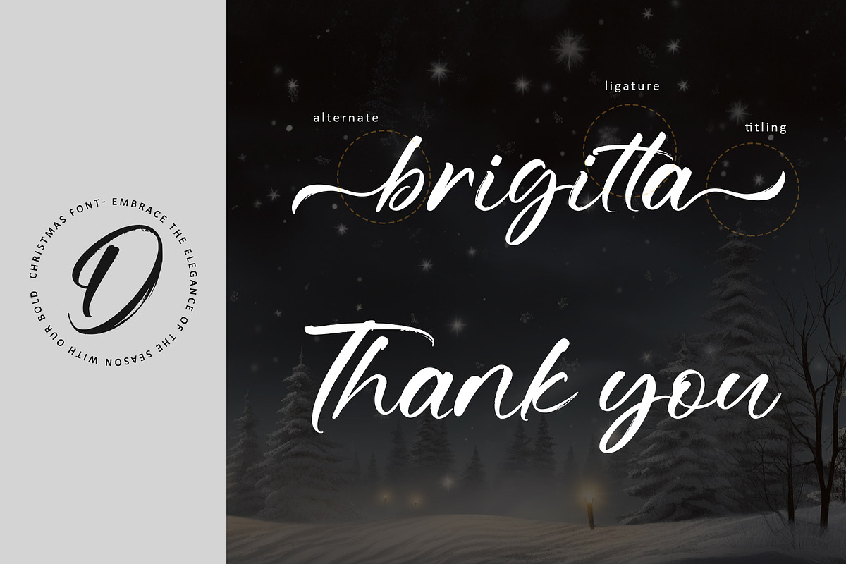 Christmas Merryland - Popular Brush, a Handwritten Font by Letterara (Photo 11 of 11)