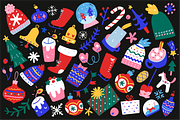 Christmas illustrations, cute doodle, a Decorative Illustration by Fave Brush (Thumbnail 2 of 7)