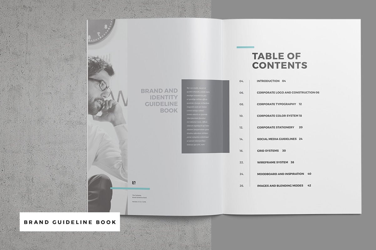 Brand Manual, a Brochure Template by Egotype (Photo 6 of 18)