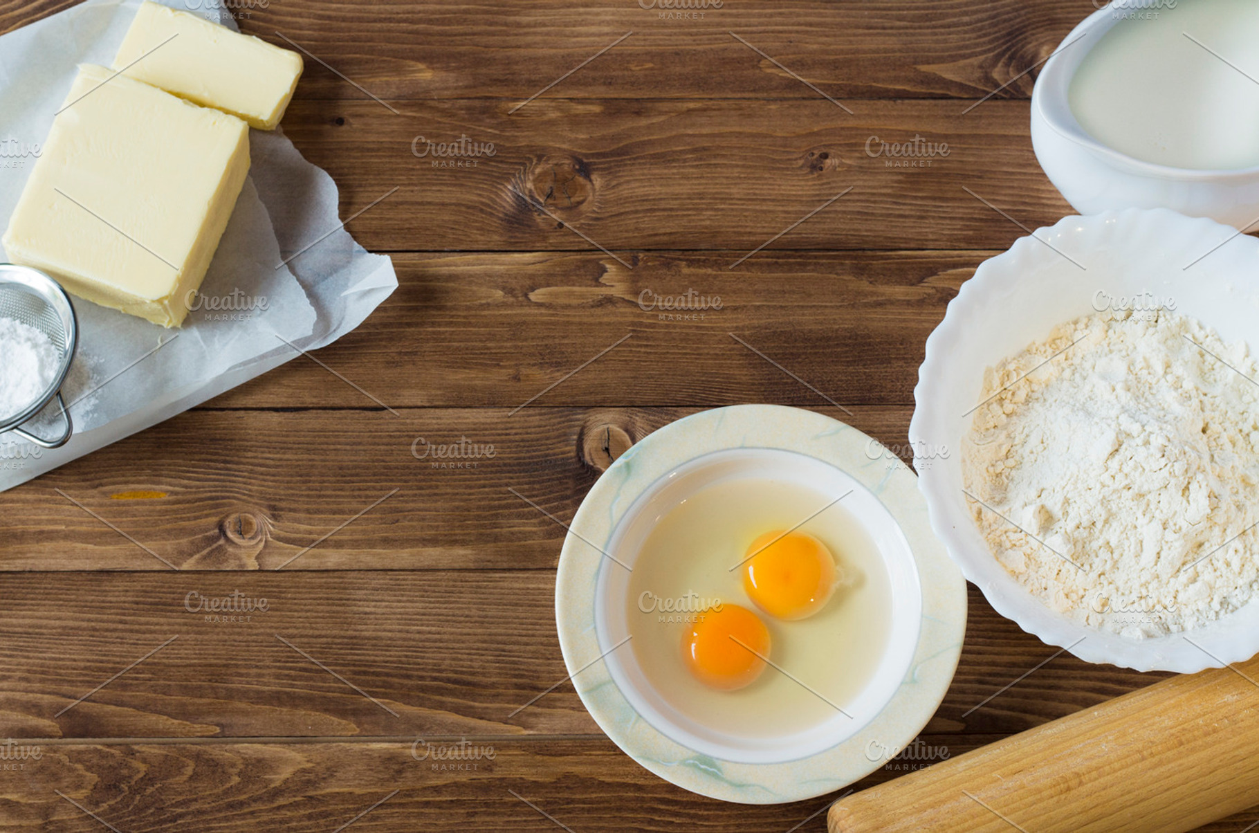 Ingredients Stock Photograph