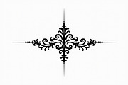 Vintage Floral Ornament  Set, an Illustration by yasushie (Thumbnail 5 of 9)