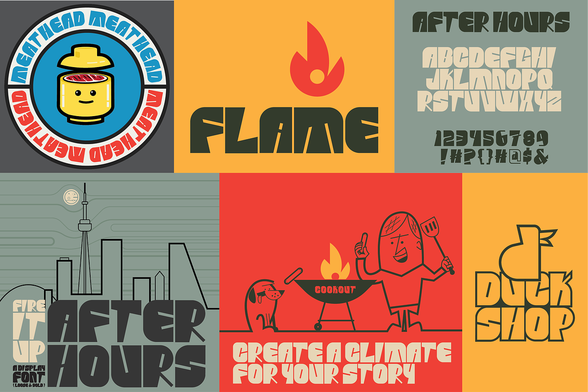 Font Bundle Four Pack, a Sans Serif Font by Bend Industries (Photo 4 of 5)