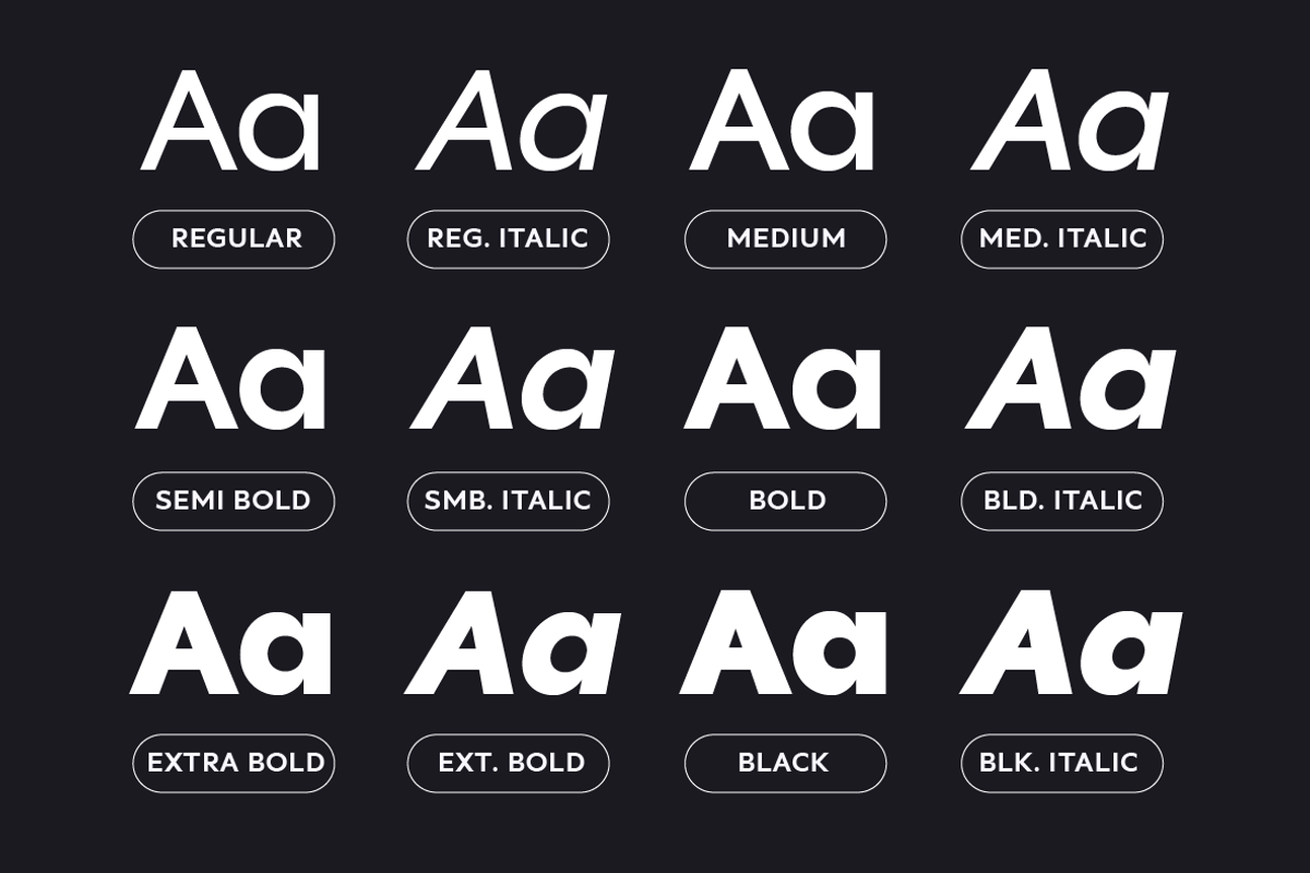 Unitea Sans Serif Family, a Sans Serif Font by Yukita Creative (Photo 4 of 12)