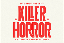 Killer Horror - Display Font