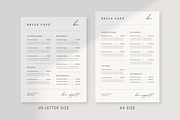1 Page Simple Menu Template Canva, a Marketing Template by frommakertomaker (Thumbnail 4 of 7)