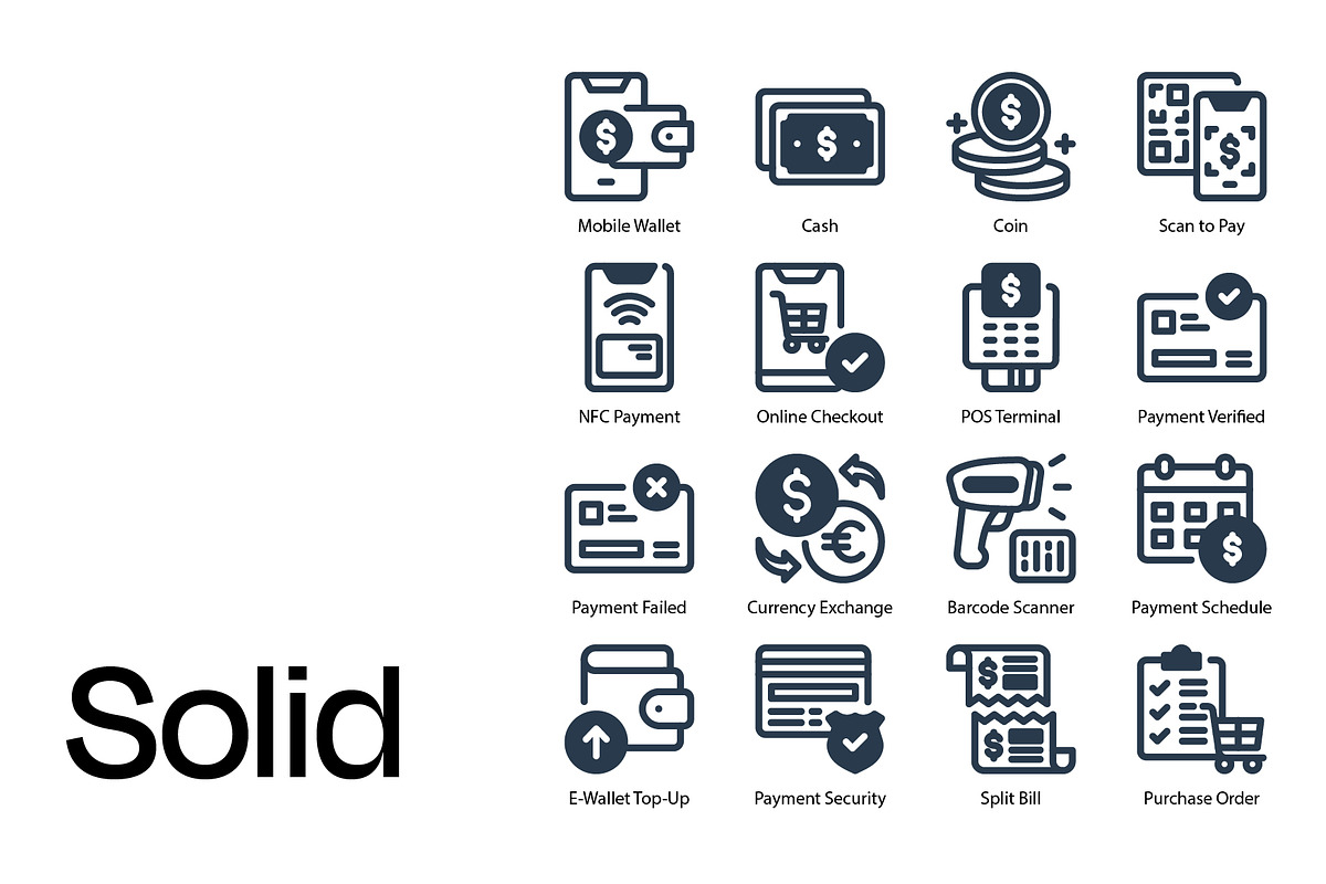 Payment Icon Set, a Duotone Icon by Eklip Studio (Photo 4 of 4)