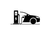 Electric Vehicle Charging Silhouette, a Graphic by musafir_fashion (Thumbnail 5 of 22)