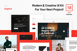 inspire UI Kit - Text for Web