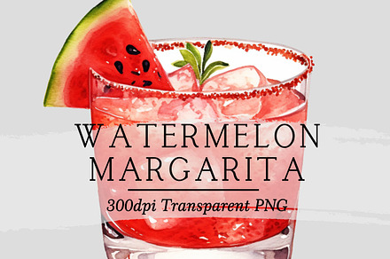 Watermelon Margarita Cocktail