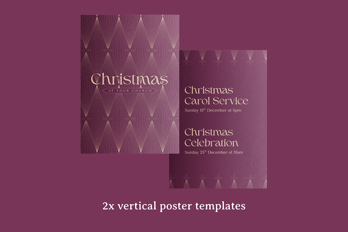 Diamonds Christmas Canva Template, a Presentation Template by Greater Worth (Photo 5 of 6)