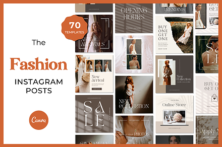 70 Fashion Instagram Template