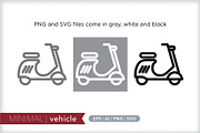 Minimal vehicle icons, an Outline Icon by Picture Window (Thumbnail 2 of 5)